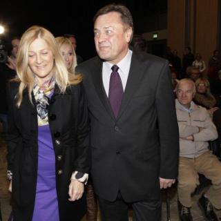 Zoran Janković in žena Mija.