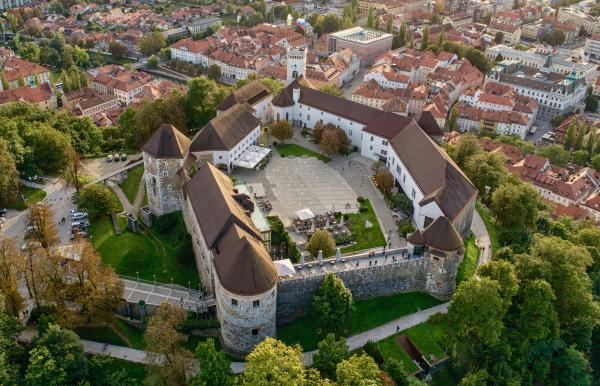 Ljubljanski grad bo osvetljen v barvah ukrajinske zastave
