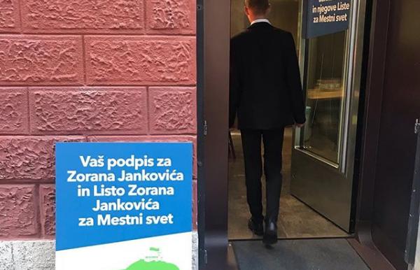 Zoran Janković v volilni pisarni vsak dan med 18. in 19. uro