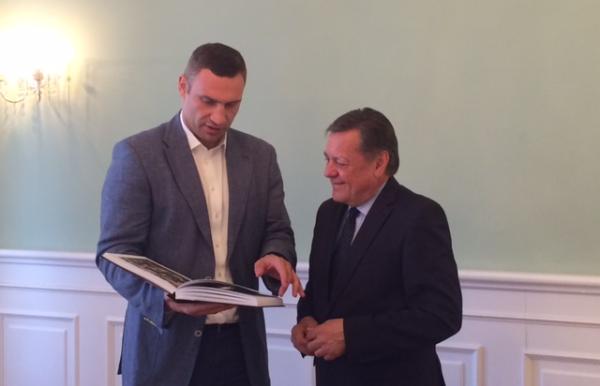 Obisk v Kijevu in sprejem pri županu Vitaliju Kličku