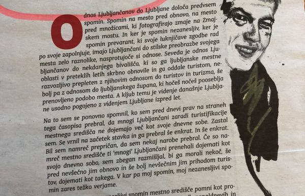 Goran Vojnović o Ljubljani prej in danes
