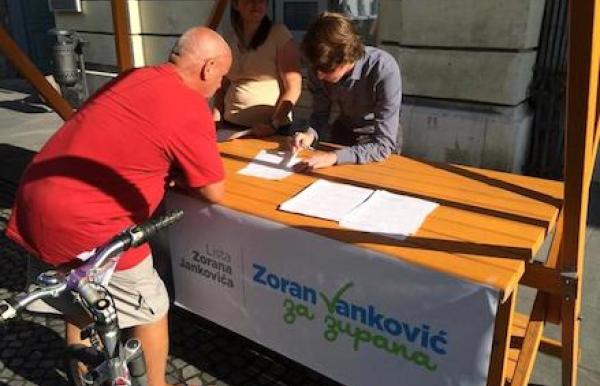 Zoran Janković zbira podpise podpore