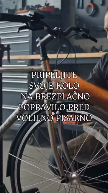 Jutri od 11. ure naprej v &Scaron;tabu brezplačno popravljamo va&scaron;a kolesa. Zato, ker v Ljubljani radi kolesarimo.