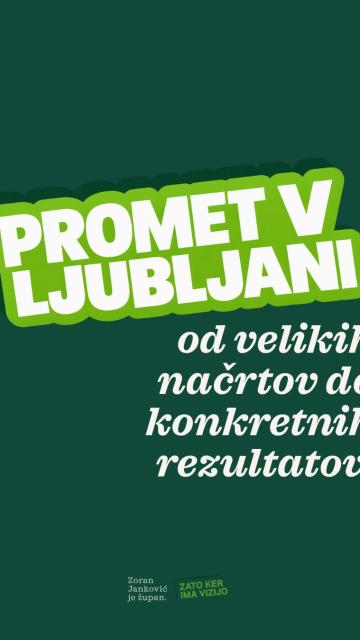 Zato, ker s konkretnimi spremembami izbolj&scaron;ujemo javni promet.