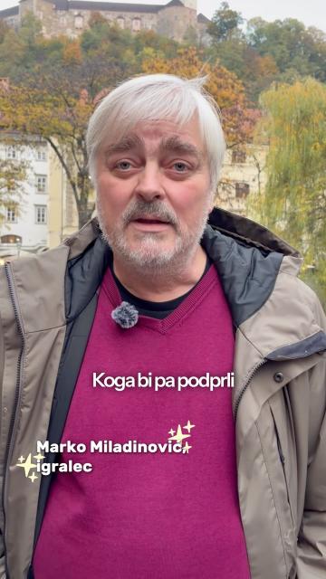 15. novembra bomo obkrožili &scaron;tevilko 4 za Zorana Jankovića zato, ker je dober za Ljubljano.