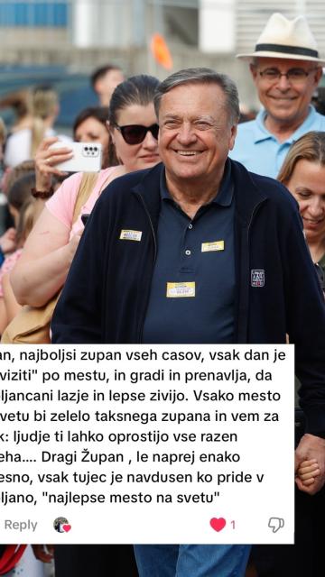 Ena pohvala na dan, ker Zoran je župan.