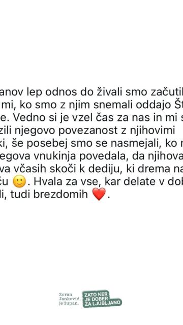 Zato, ker sem rad med ljudmi.
