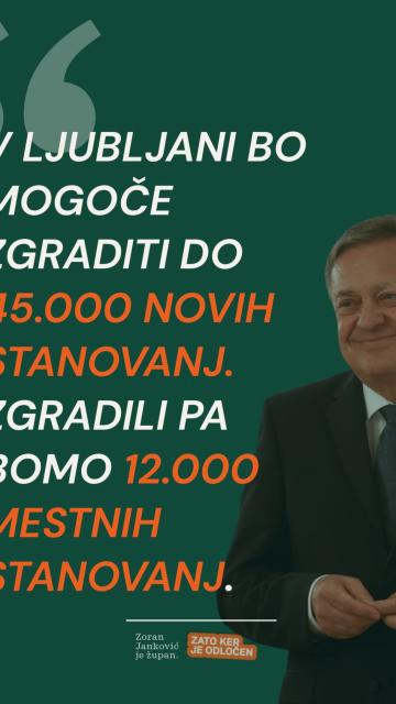 🏠 Skladno z vizijo do leta 2045 bo v Ljubljani mogoče zgraditi do 45.000 novih stanovanj, mestni stanovanjski&hellip;