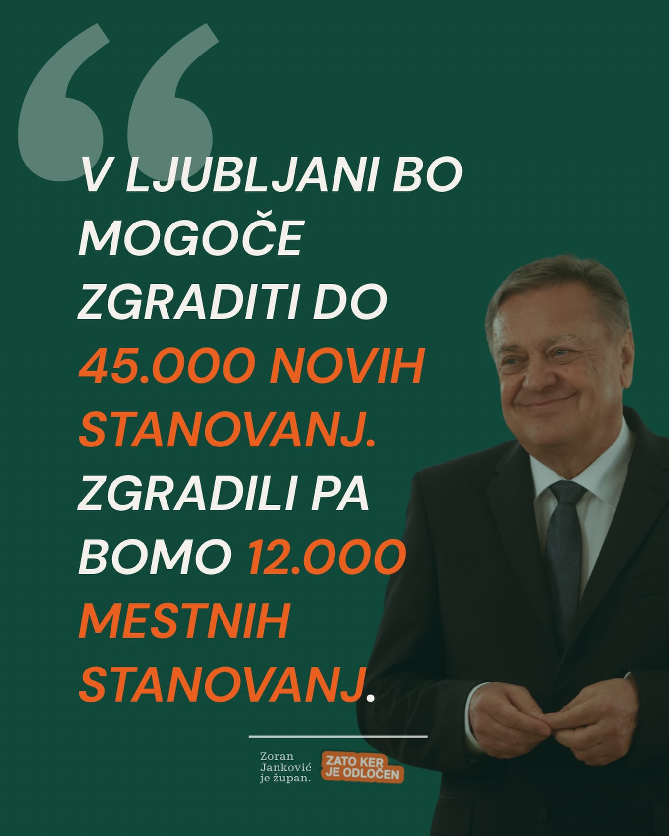 🏠 Skladno z vizijo do leta 2045 bo v Ljubljani mogoče zgraditi do 45.000 novih stanovanj, mestni stanovanjski…